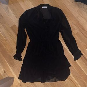 Bb Dakota chiffon black dress